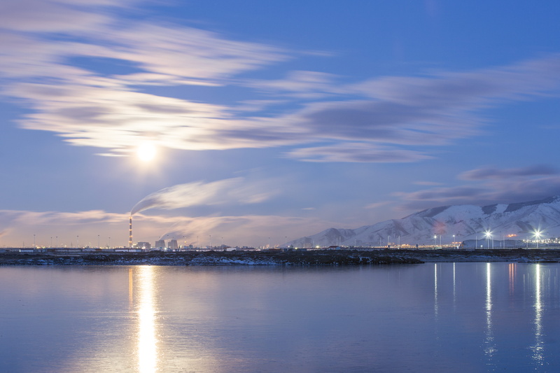 乌兰巴托近郊绝美月夜雪景壁纸合集