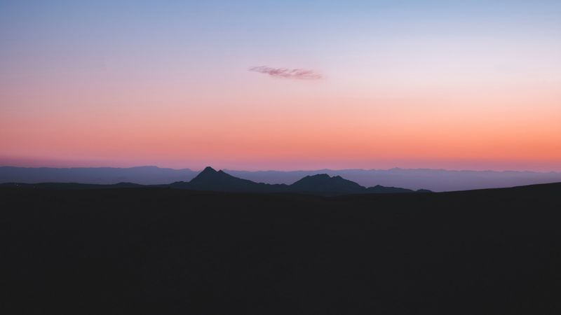 绝美山巅落日雾景壁纸合集