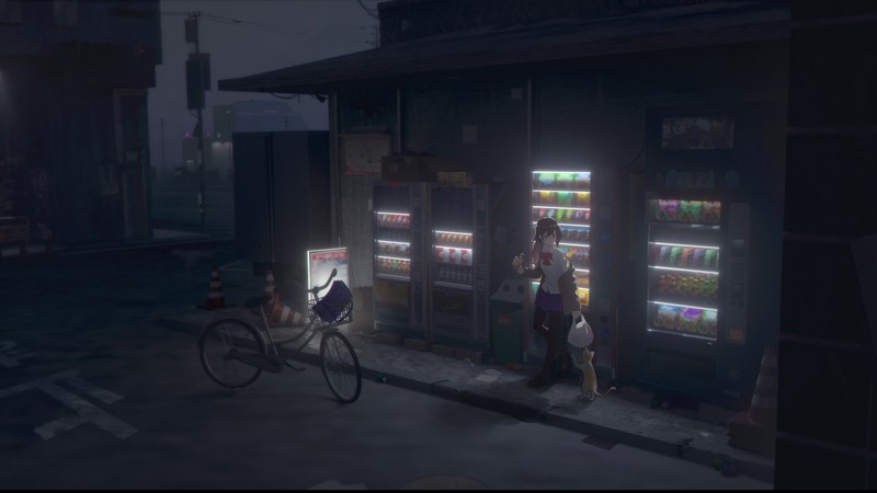 深夜城市里的动漫风场景壁纸合集