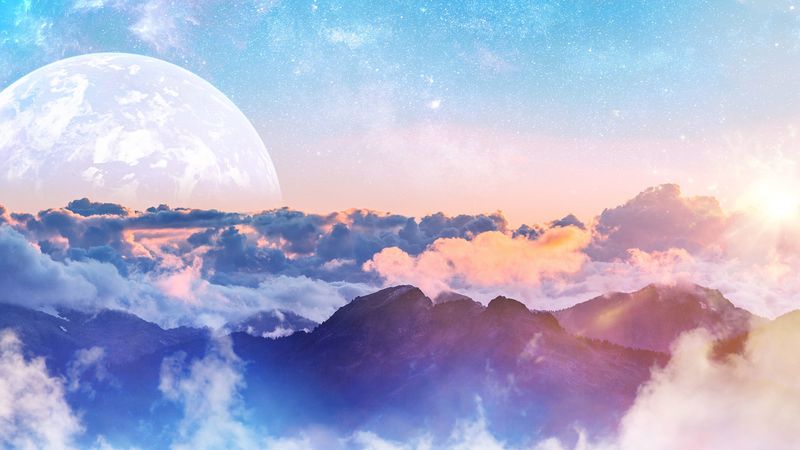 绝美的4K山河星月壁纸合集