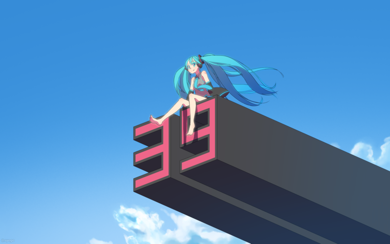 初音未来高清壁纸合集 超吸睛的二次元少女壁纸