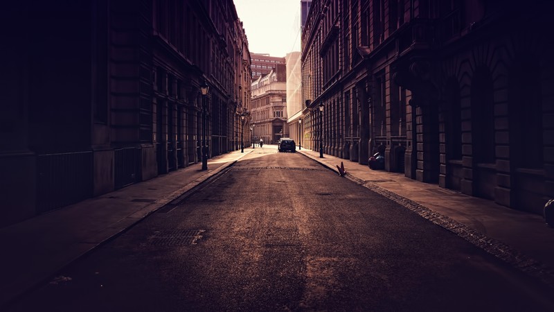 复古棕调城市街景壁纸合集