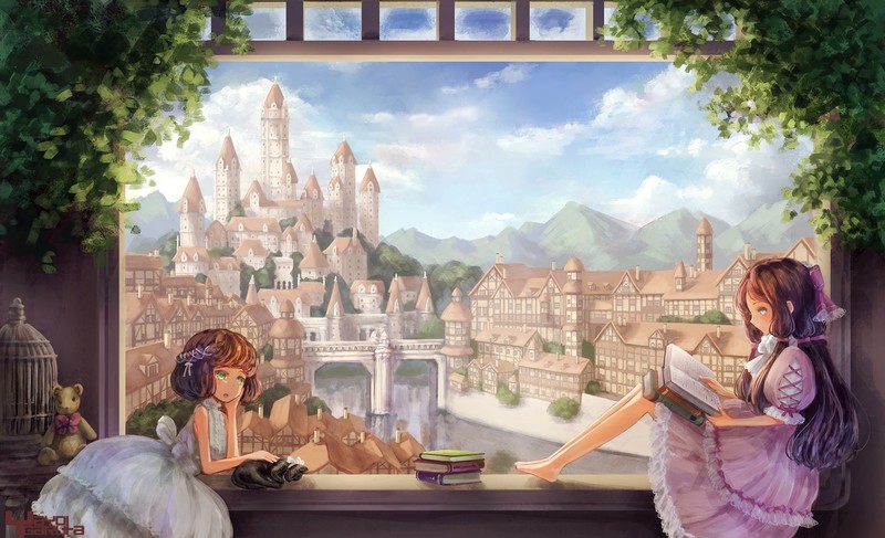 这组二次元赤脚少女壁纸太绝了