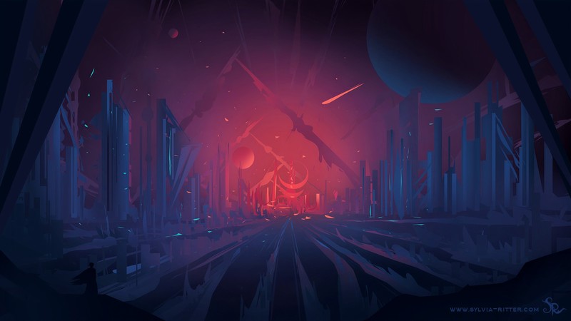 绝美科幻未来城壁纸合集