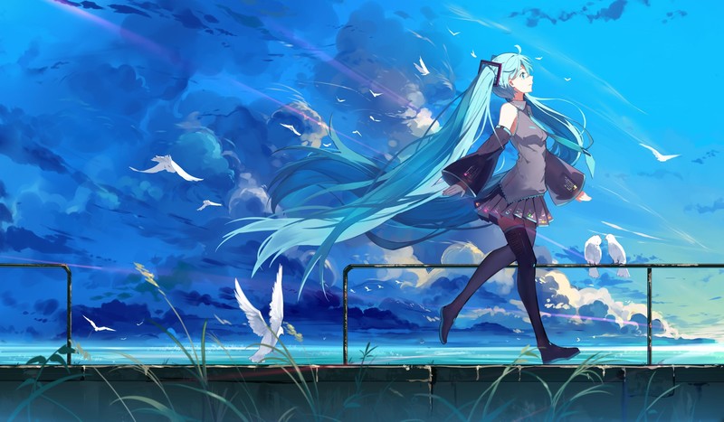 快看！初音未来的绝美同人壁纸合集