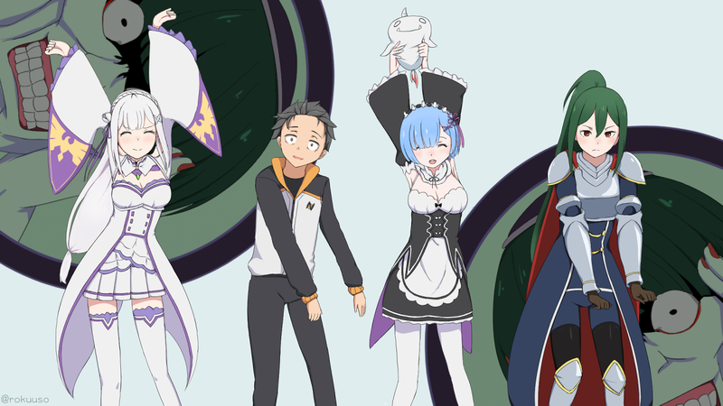 《Re:从零开始的异世界生活》同人壁纸合集 雷姆艾米莉亚等角色登场