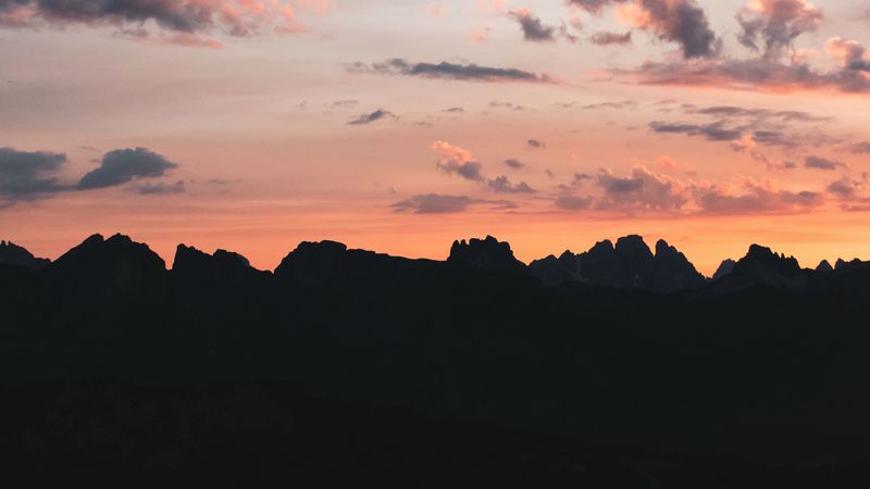 绝美暮色山景壁纸合集