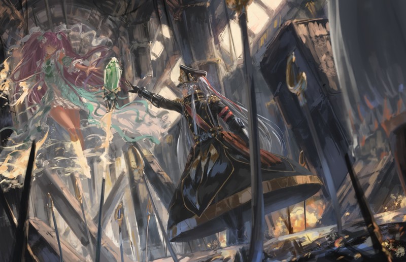 这是一组《Re:CREATORS》阿尔泰尔的动漫壁纸