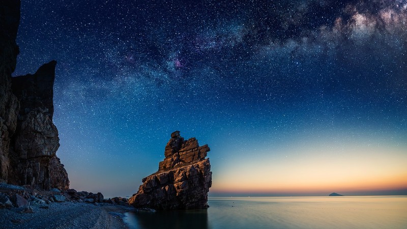绝美山海星空壁纸合集