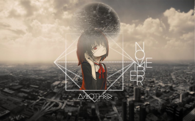 混搭风壁纸来啦！二次元少女+航拍雪景+福特野马的视觉盛宴