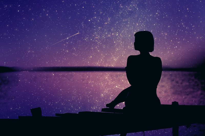 绝美星空剪影壁纸合集