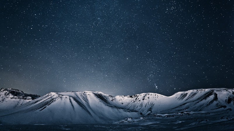 绝美冰岛挪威雪山星河壁纸合集