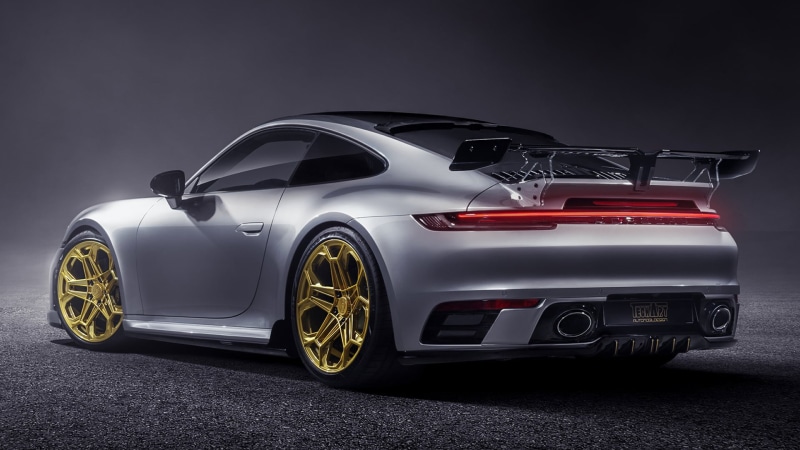 银配色保时捷911 Carrera S改装版高清壁纸合集