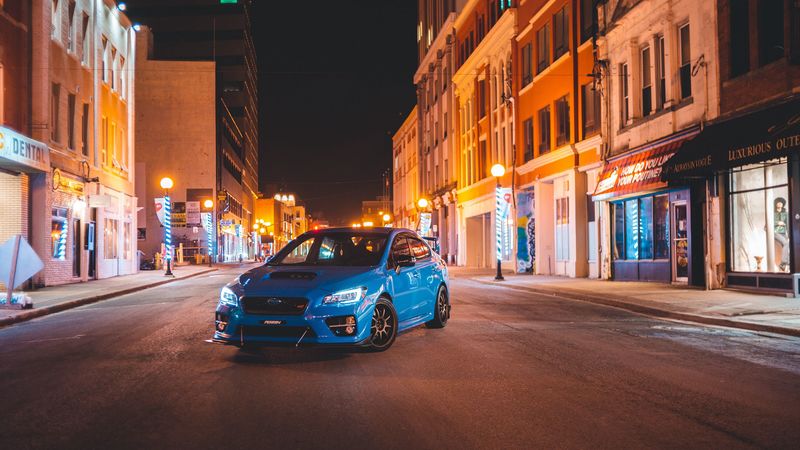 4K高清斯巴鲁跑车壁纸合集 车灯正面细节拉满