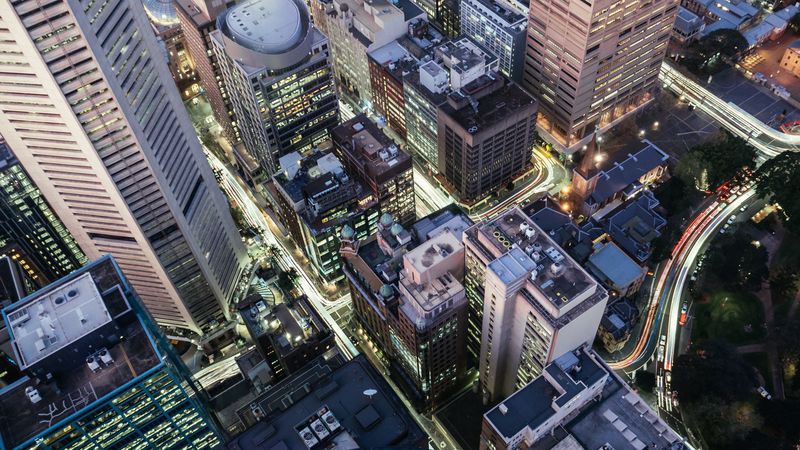 4K超清城市摩天大楼俯瞰壁纸合集