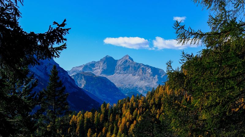 秋日山林全景4K壁纸
