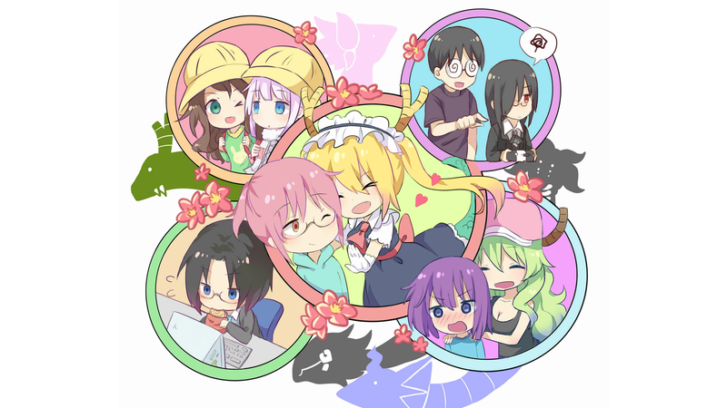 小林家的龙女仆全员同人壁纸合集！