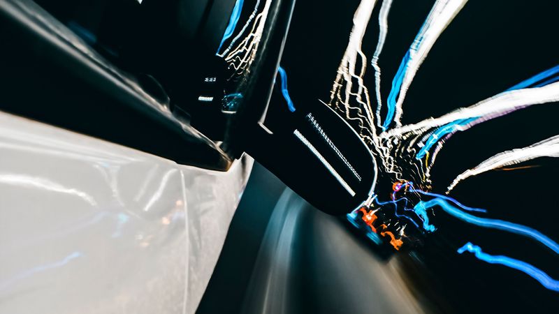 香港夜景车流壁纸