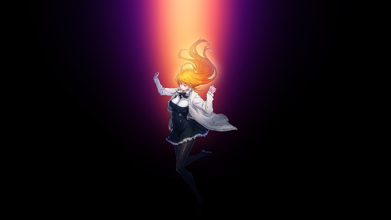 银发紫眸跳舞少女壁纸合集
