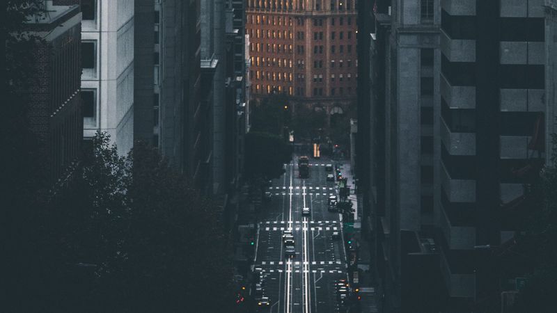 航拍城市街景建筑4K壁纸合集