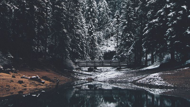绝美雪景山河壁纸合集