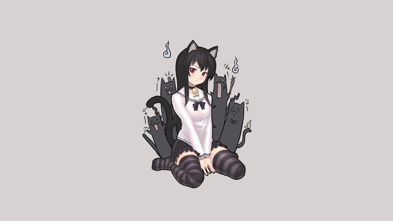 这些二次元壁纸超绝！兽耳娘、东方project角色还有初音未来都有