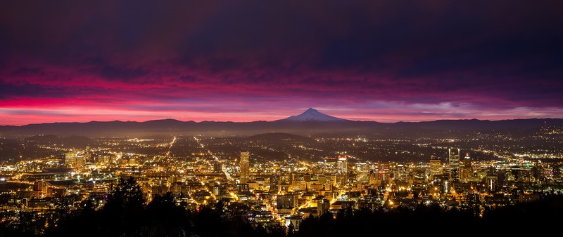 山城夜景赛博风壁纸