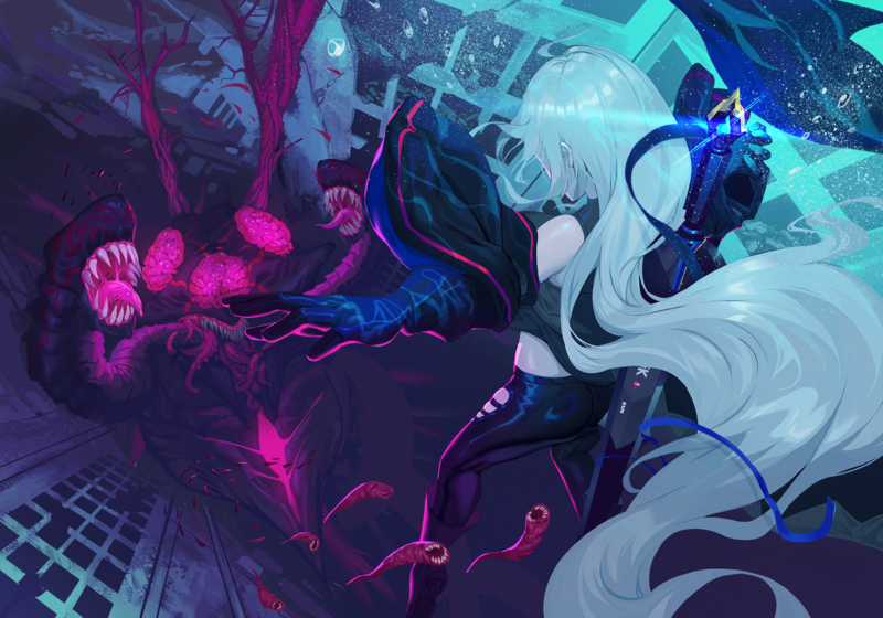 明日方舟斯卡蒂等角色高清壁纸合集