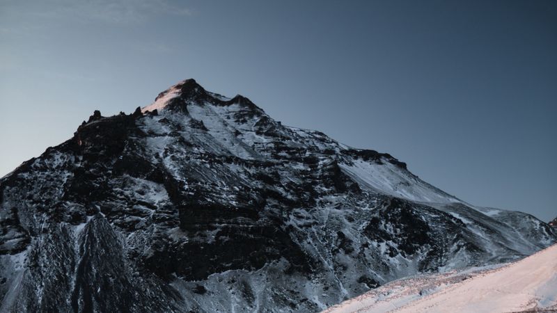 绝美雪峰冰原4K壁纸