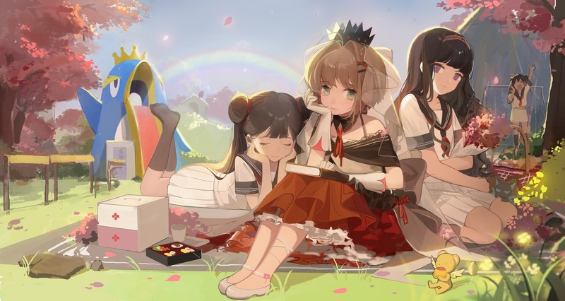 魔卡少女樱绝美壁纸合集 少女们的樱花学园日常