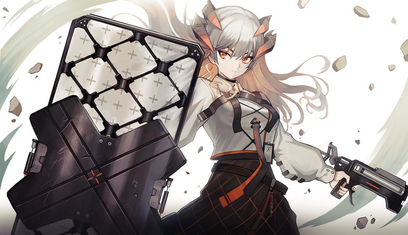 明日方舟同人壁纸合集 可爱女角色数码手绘肖像