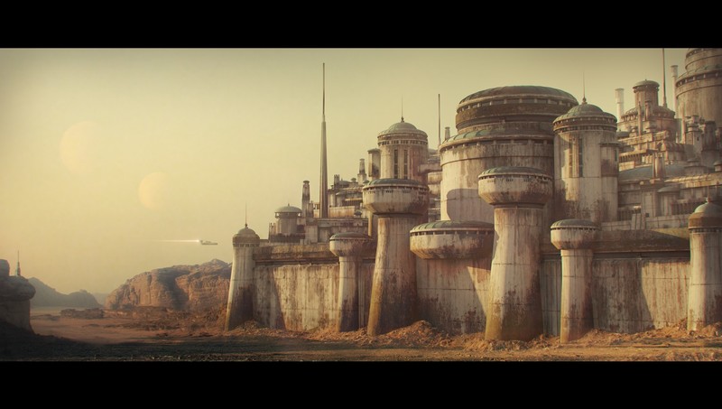 星球大战荒漠都市高清壁纸