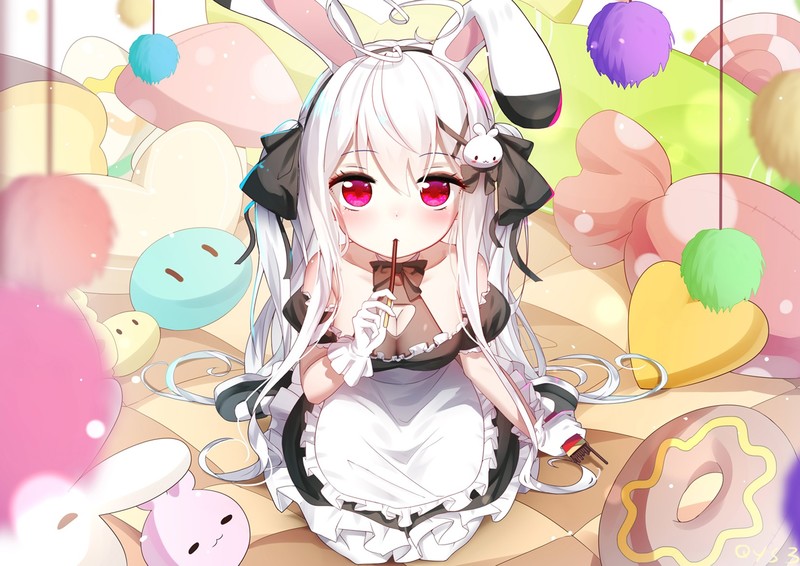 千夜QYS3绘制的少女前线、初音未来等二次元同人插画壁纸