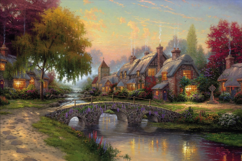 托马斯·金凯德绝美治愈风景画壁纸