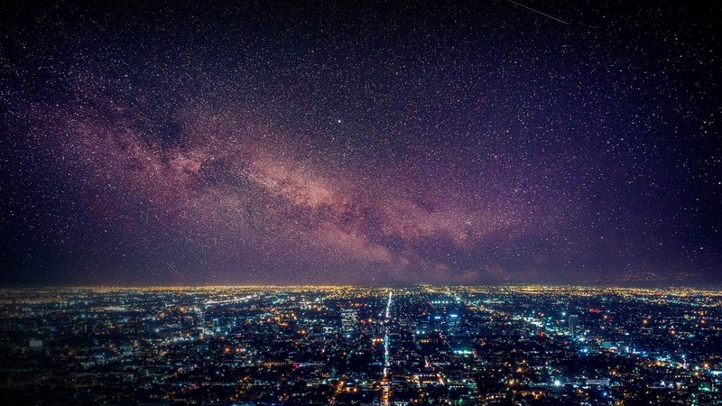 洛杉矶绝美高空夜景壁纸