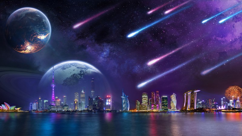 绝美赛博都市夜景壁纸合集