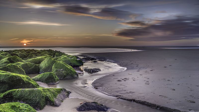 4K高清海岸地平线海滩壁纸合集