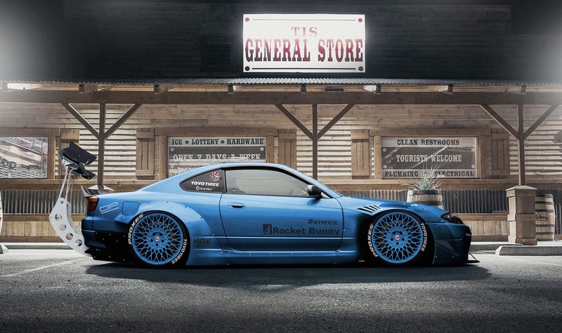 帅炸的日产Silvia S15侧影壁纸合集