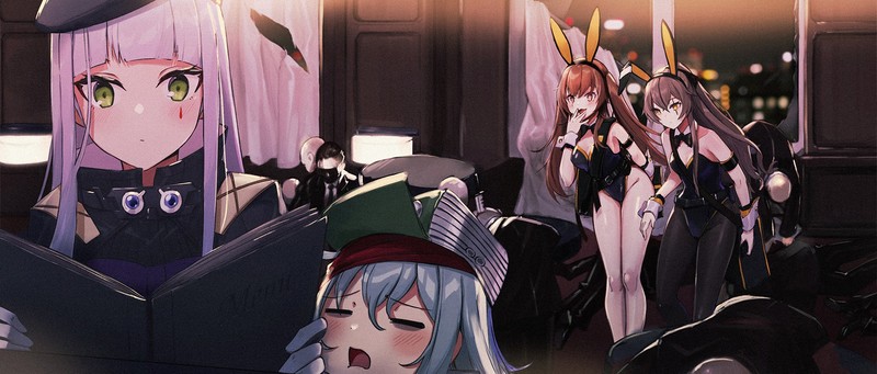 少女前线枪娘同人插画壁纸合集