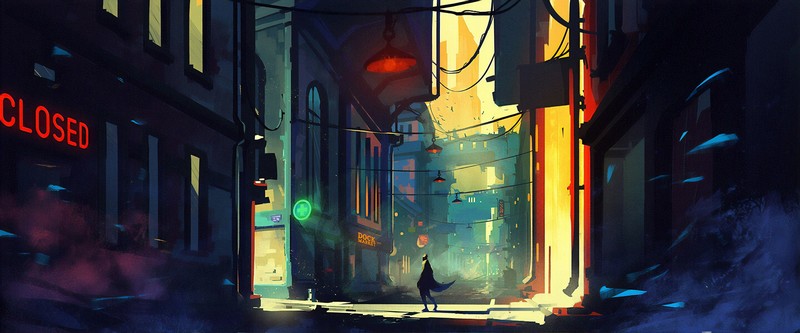 赛博霓虹下的未来都市壁纸合集