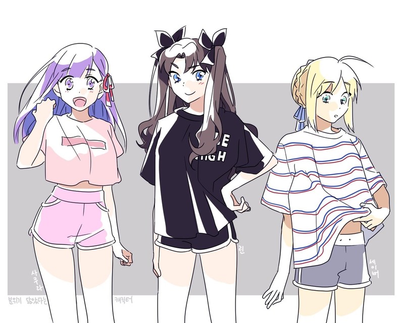 Fate系列同人壁纸合集！FGO、FSN人气角色高清美图