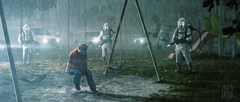 废土科幻风数字艺术：悬浮跑车挥着武器闯霓虹未来城