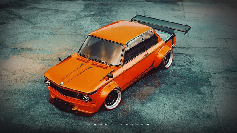 帅炸！俯拍视角的经典宝马和兰博基尼壁纸合集