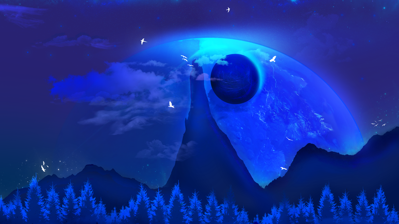 绝美太空风景壁纸合集