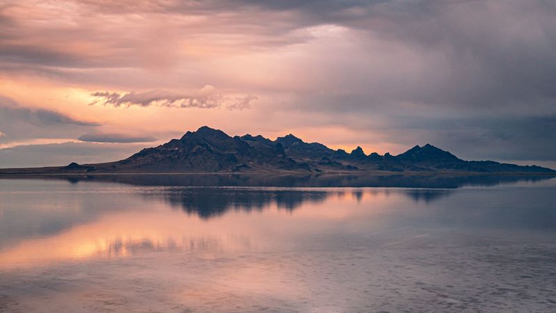 黄昏山湖海岸壁纸合集