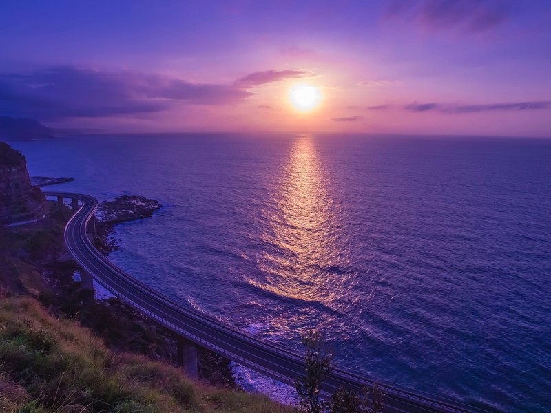 绝美海景公路桥壁纸合集