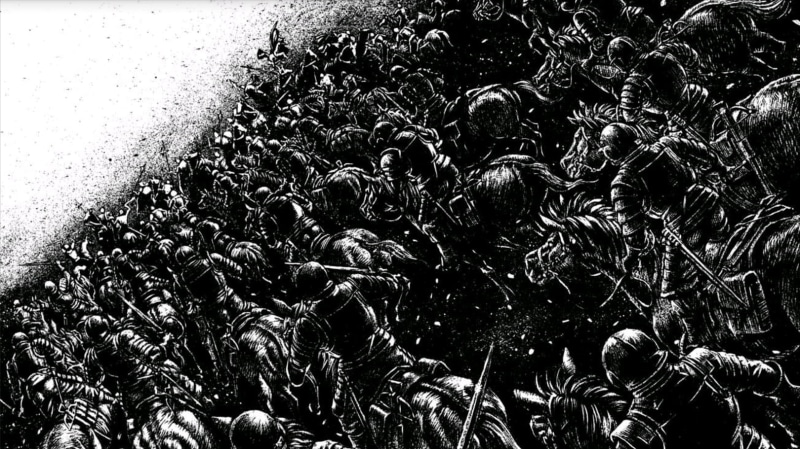 《剑风传奇》高清壁纸合集 无人街头动物群与战士的昼间场景