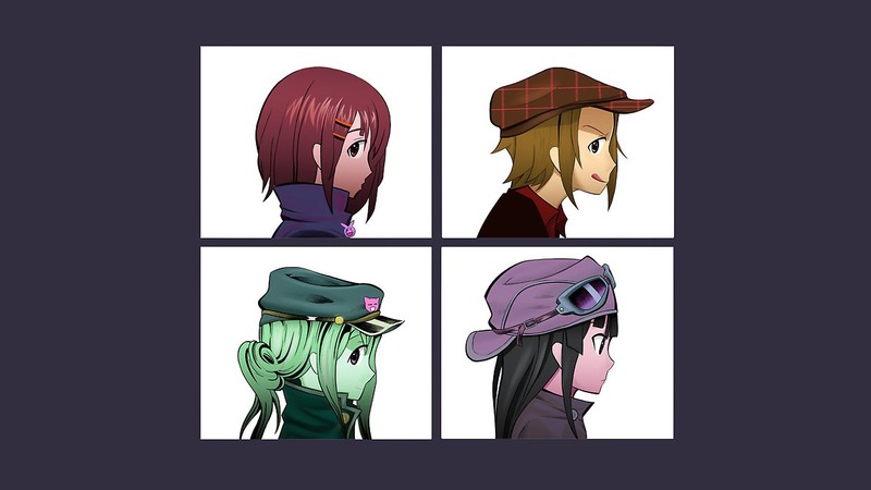 街头霸王混搭轻音少女！乐队少女们的二创壁纸合集