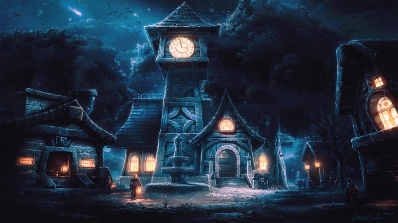 《魔兽世界深夜奇幻壁纸合集》