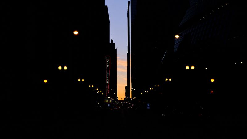 绝美夜色都市灯火 4K高清壁纸